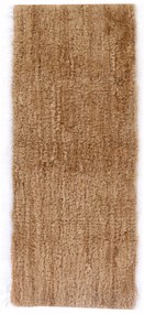 Hnedý koberec z ovčej vlny