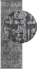 ELLE Decoration, Behúň Brilliance Prisma 106310 Silver Grey z kolekcie Elle, 80x250, šedá, obývacia izba