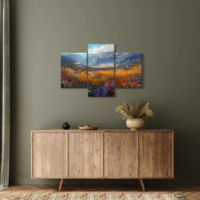Obraz - Maľovaná horská krajina II. (90x60 cm)