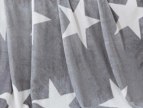 XPOSE® Mikroplyšová deka LÝDIE - sivá 140x200 cm