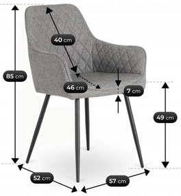 PROXIMA.store - Jedálenská stolička BRESSO 2 FARBA: béžová