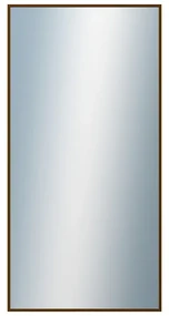 DANTIK - Zrkadlo v rámu, rozmer s rámom 60x120 cm z lišty Hliník hnedá (7269211)