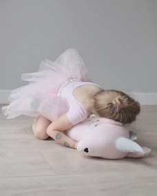 Maxi plyšový jednorožec ružová