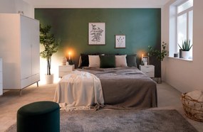 Šatníková skriňa Göteborg, biela/dub sonoma