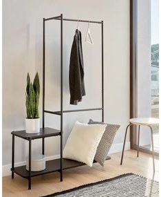 Čierny kovový set do predsiene Kave Home Galatia