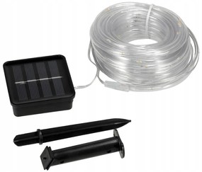 BERGE Solárne girlanda svetelná reťaz záhradné svetlá 100LED 10m drôty