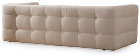 Třímístná pohovka Cady 235 cm béžová