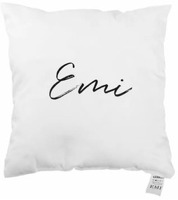 Vankúš s vlastným textom 40x40 cm EMI