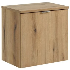 Závěsná skříňka Nova Oak II s deskou 60 cm dub evoke