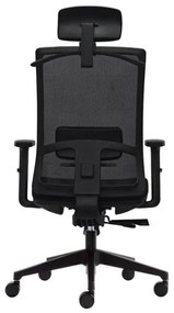 Kancelárska ergonomická stolička DVIS — látka, sieť, viac farieb Antracit