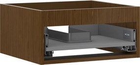 Mexen Box-A, závesná skrinka 50 cm, 1 zásuvka, orech, 91AX0-0500-235-1-86