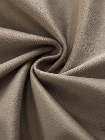Zamatové zatemňovacie závesy Cesar cappuccino - 140 x 280 cm (2ks) - riasiaca stuha