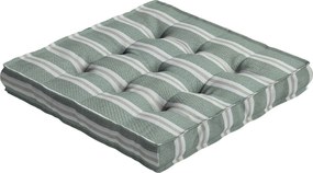 Sedák Kamil s úchytom farba produktu zelená látka zapletaná, vzorované