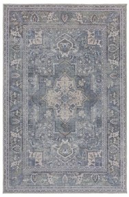 Zelený umývateľný koberec s prímesou recyklovaných vlákien 120x170 cm Windsor – Flair Rugs