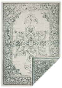Zeleno-krémový vonkajší koberec NORTHRUGS Borbon, 160 x 230 cm
