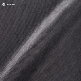 Tmavosivá zamatová rozkladacia pohovka do "U" Miuform Lofty Lilly, pravý roh