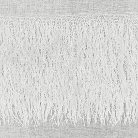 ZÁCLONA NA KRÚŽKOCH MARGARET 140X250 CM KRÉMOVÁ