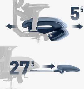 Kancelárska stolička Expert 8.7 Black Mesh