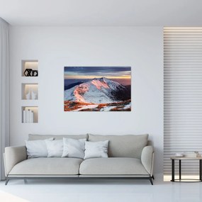 Obraz - Zimná horská panoráma II. (90x60 cm)