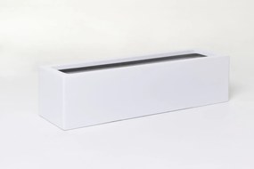 Balkónový hrantík FLOBO, sklolaminát, šírka 60 cm, biely mat