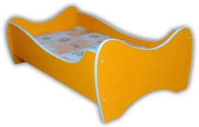 Detská posteľ MIDI 140x70 oranžová