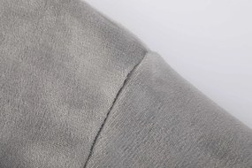 Deka s rukávmi HOODIE sivá