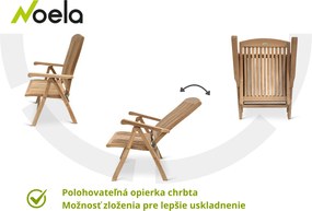 Noela Drevená polohovateľná stolička America I.