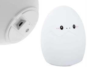 LED detské nočné svetlo GEPI 12,5 cm, biela
