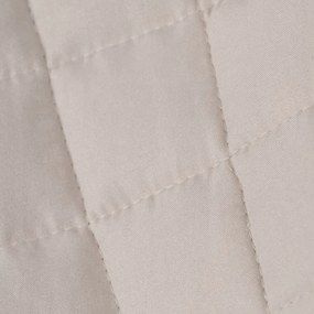 Béžový prešívaný pléd 240x260 cm – Ixia