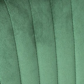 Stolička LOUIS zamatová zelená ALL 925492