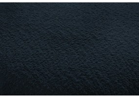 Tmavomodrá pohovka z textílie bouclé 260 cm Saint-Germain – Bobochic Paris