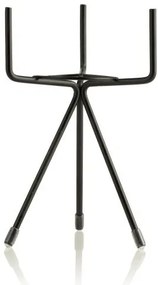 KERAMICKÝ KVETINÁČ SO STOJANOM SASHI 20X9,5 CM STRIEBORNÁ