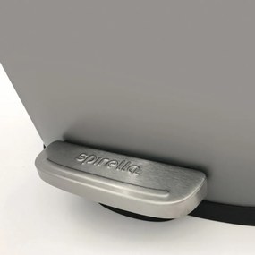 Spirella Pedálový odpadkový kôš soft-close Akira 12 l, matná sivohnedá, 12 l