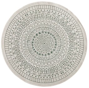 Zelený vonkajší koberec NORTHRUGS Porto, ø 140 cm