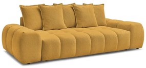 Ženilková pohovka v horčicovej farbe 278 cm Everest – Bobochic Paris