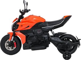 Elektrická motorka Ducati Diavel x Bentley oranžová