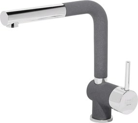 Kuchynská drezová batéria Sinks Mix 3 P, šedá titanium