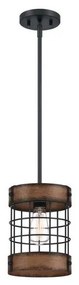 Westinghouse 61179 - Luster na lanku LANGSTON 1xE27/60W/230V barnwood