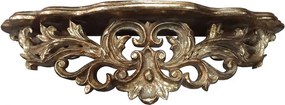 Zlatá antik nástenná baroková konzola Baroque - 47*11*13 cm