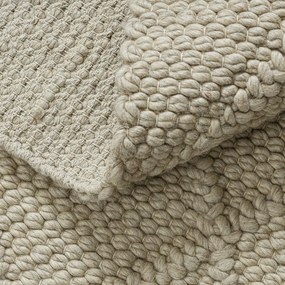 Dywany Łuszczów, Kusový koberec Tahar 99001B cream, 120x180, biela, obývacia izba