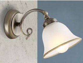 Nástenná lampa Odin, mosadz%