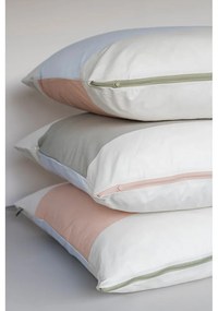 Svetlomodré predĺžené obliečky na jednolôžko z bavlneného perkálu 140x220 cm Colore – Mette Ditmer Denmark