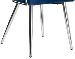 Jedálenská stolička COFTON VELVET granátová