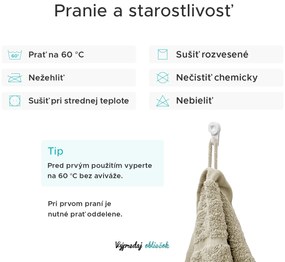 Uterák Comfort Maxi 100x200 cm hnedá, 100% bavlna