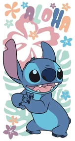 Bavlnená detská osuška 70x140 cm Lilo a Stitch "Hawaiian Harmony" – Jerry Fabrics