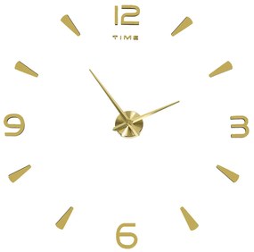 Nástenné hodiny veľké 80-120cm zlaté 4 číslice
