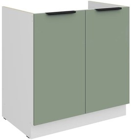 Kuchynská skrinka Aria-Sa/Wh Anti Fingerprint 80zl 2f Bb