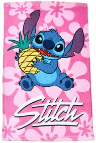 Carbotex Bavlnený froté uterák 30x50 cm - Lilo a Stitch maznáčik ananás