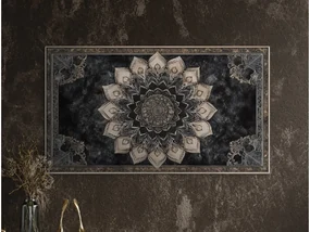 drevko |  Mandala na stenu Hĺbka ticha  455 x 80 cm
