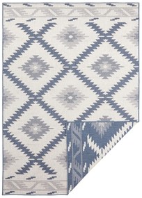 NORTHRUGS - Hanse Home koberce Kusový koberec Twin Supreme 103430 Malibu blue creme – na von aj na doma - 120x170 cm